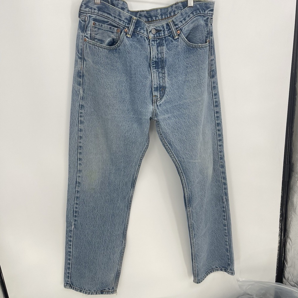 Levi s 505 Jeans - Men‎ s Size 38x32 - Regular Fit, Straight Leg -  Q0030